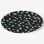 エイリンのトレンディーパターン ペーパープレート (アングル)