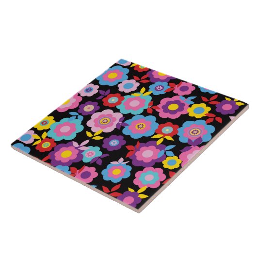 エイリン春の花 タイル (側面)