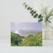 「エイルサ・クレイグとアラン島の眺め、1860年」 ポストカード (スタンド正面)