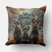 エイレデールハロウィーンナイトドギーディライト クッション (正面)