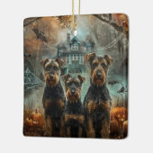 エイレデールハロウィーンナイトドギーディライト セラミックオーナメント (左)