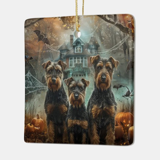 エイレデールハロウィーンナイトドギーディライト セラミックオーナメント (左)