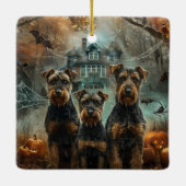 エイレデールハロウィーンナイトドギーディライト セラミックオーナメント (裏面)