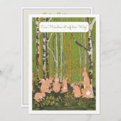 エインクライネスヘーシェンベビーパーティーエインラドン 招待状 (正面/裏面)