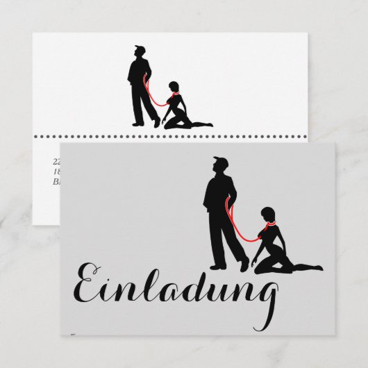 エインラドンゲンレーヌ 招待状 (正面/裏面)