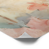 エイヴァの春のワイルドフラワーの花 ポスター (角)