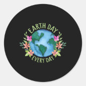 エイ・デイ毎日の地球の母エイ環境を救う ラウンドシール (正面)
