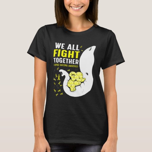 エウイングス肉腫認識度我々は一緒にEle戦う Tシャツ (正面)