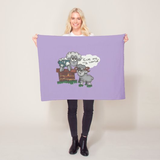 エウェは私の世界だ フリースブランケット (インサイチュ)