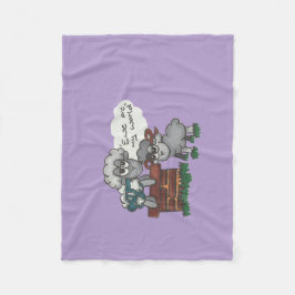 エウェは私の世界だ フリースブランケット