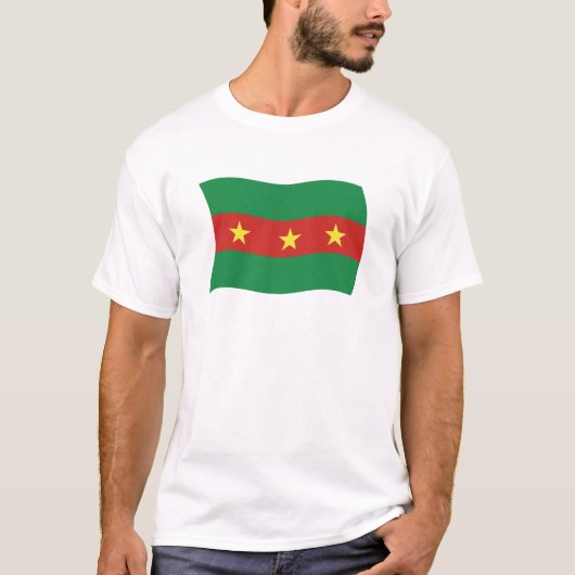 エウェ人の旗シャツ Tシャツ (正面)