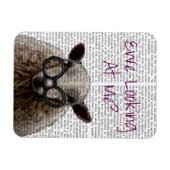 エウェ私を見てDeNiro羊2 マグネット (横)