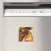 エウカリス - 籠に入れた果物を持つ少女(レイトンによる) マグネット (インサイチュ (食洗機))