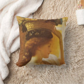 エウカリス - 籠に入れた果物を持つ少女(レイトン) クッション (ブランケット)