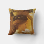 エウカリス - 籠に入れた果物を持つ少女(レイトン) クッション (裏面)