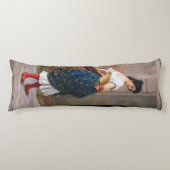 エウゲン・フォン・ブラスのバラのバスケットを持つ女性 ボディピロー (正面)