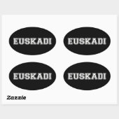エウスカディ 楕円形シール (シート)