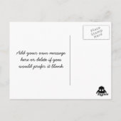 エウニク引用文虹羊ユニーク葉書 ポストカード (裏面)