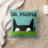 エウピーズキャッおもしろいトグリーングラス装飾用クッション クッション (ブランケット)