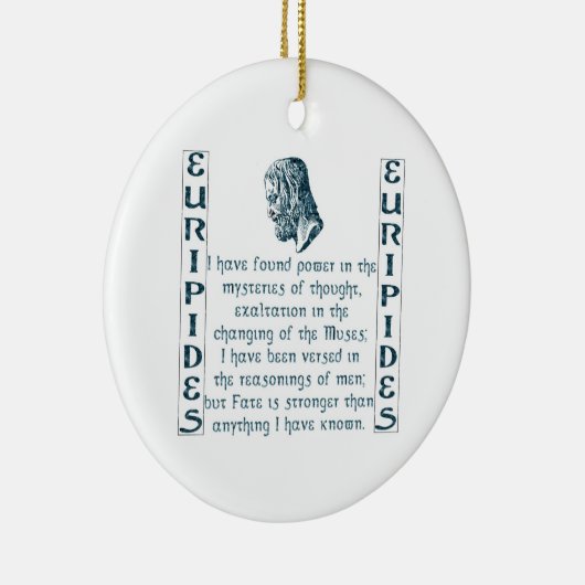 エウリピデスのオーナメント セラミックオーナメント (右)