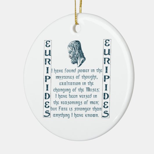 エウリピデスのオーナメント セラミックオーナメント (左)