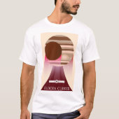 エウロパ・クリッパー宇宙アート Tシャツ (正面)