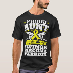 エウンス誇りを持った肉腫戦士の叔母認識度 Tシャツ