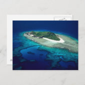 エオリ島、ママヌカ諸島、フィジー – 空中 ポストカード (正面/裏面)