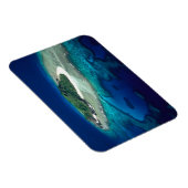 エオリ島、ママヌカ諸島、フィジー – 空中 マグネット (右側)