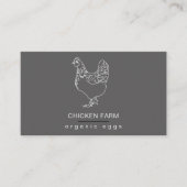 エオーガニックッグスチキンヘンファームヴィンテージ 名刺 (正面)