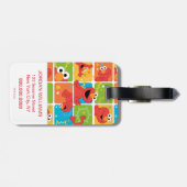 エカラフルルモグリッドパターン ラゲッジタグ (裏面横)