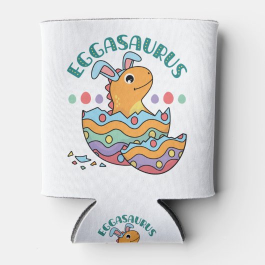 エガサウルスイースター恐竜の卵 缶クーラー (正面)
