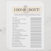 エキサイティングなシャワーゲームを実行するかブライダルしない (正面/裏面)