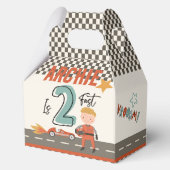 エキサイティングなレースカーをテーマにしたパーティーボックス フェイバーボックス (正面)