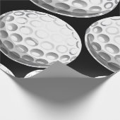 エキサイティング誕生日ゴルフパーティー ラッピングペーパー (角)