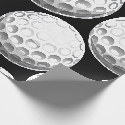 エキサイティング誕生日ゴルフパーティー ラッピングペーパー (角)