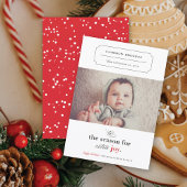 エキストラジョイフォトホリデー誕生 案内状