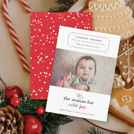 エキストラジョイフォトホリデー誕生 案内状