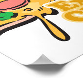 エキストラチーズピザスライス ポスター (角)