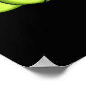 エキストラフルトおもしろいリナルエイリアンフューリープンダークBG ポスター (角)