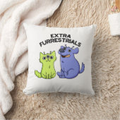 エキストラフルレおもしろいリアルズエイリアンフューリーペットプン クッション (ブランケット)