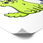 エキストラフルレおもしろいリアルズエイリアンフューリーペットプン ポスター (角)