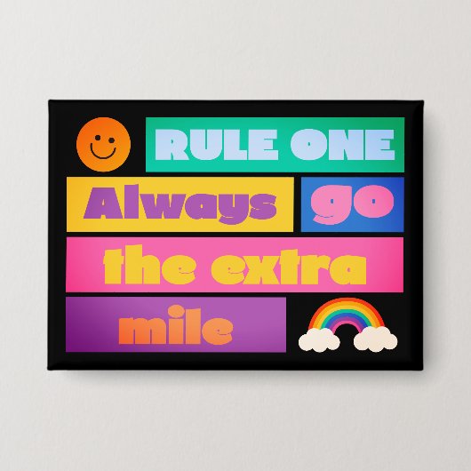 エキストラマイルに移動 – ボタやる気を起こさせるン 缶バッジ (正面)