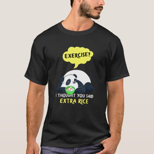 エキストラライスパンダアパレルパンダ Tシャツ (正面)