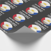 エキストラライスフィリピンフィットネス重量挙げ ラッピングペーパー (角)