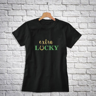 エキストララッキーホースシュー聖パトリックの日 Tシャツ