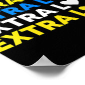 エキストララブワールドダウン症候群認識度デイ3月 ポスター (角)