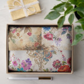 エキストララージバロックカラフル花模様の分離 薄葉紙 (ギフト)