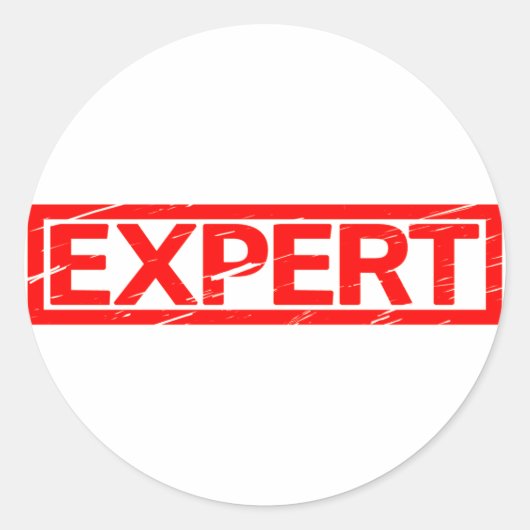 エキスパートスタンプ ラウンドシール (正面)