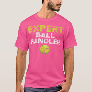 エキスパートボールハンドラー おもしろテニスプレーヤー コーチ ファン Tシャツ